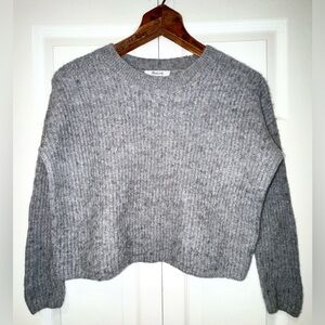 Madewell Alpaca-Blend Cropped Sweater – Women’s XS. EUC